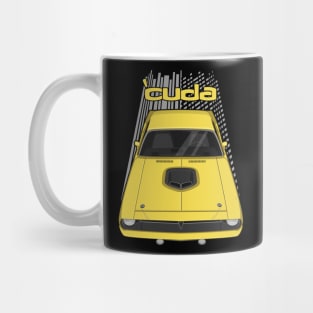 Plymouth Barracuda - Hemi Cuda - 1970 - Yellow Mug